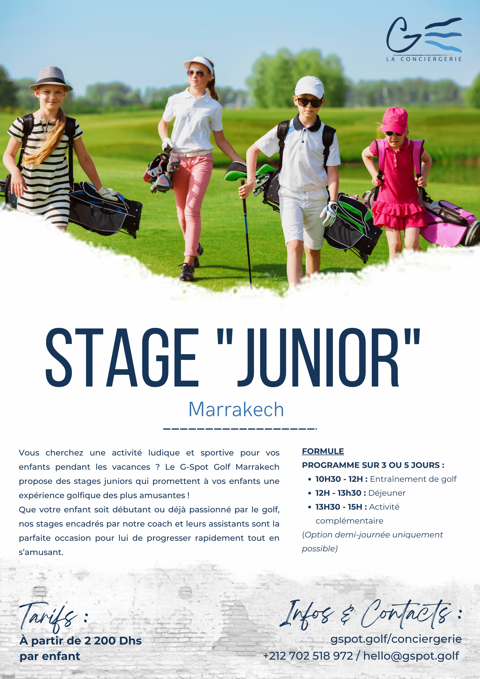 Des stages juniors ludiques et fun pour s’initier au golf !